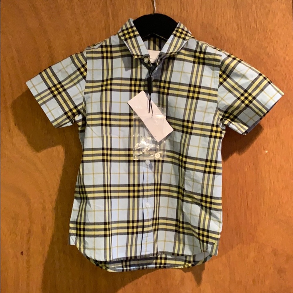 Burberry button up shirt